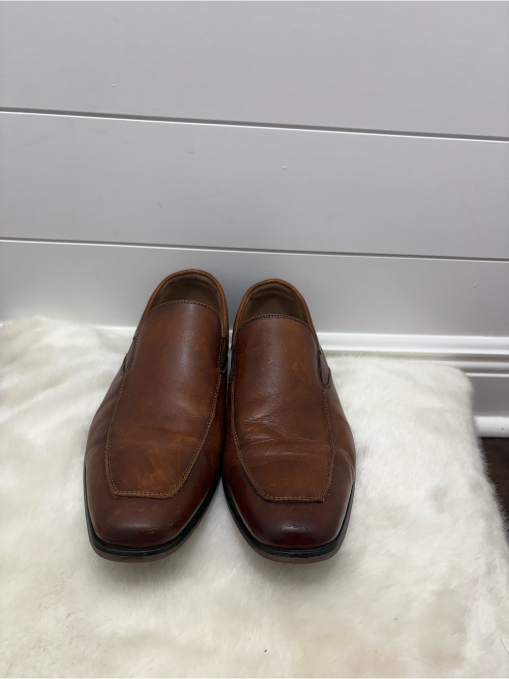 Florsheim Men's Tan Leather Penny Loafers
